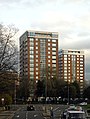 Brompton House, Ullet Road (1965, penthouses added 2003)