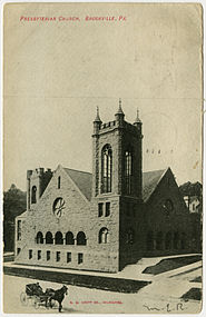 Church in a pre-1923 postcard
