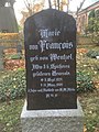 Grab seiner Frau Marie Amalie Helene von François geb. von Wentzel auf dem Friedhof des Klosters Stift zum Heiligengrabe