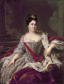 Catherine Ire de Russie (1717) Saint-Pétersbourg, Musée de l'Ermitage