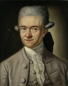 Christoph Meiners; Johann Heinrich Tischbein the Younger tarafından resmedildi (c. 1772)