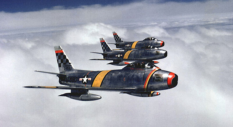 800px-Col_Ben_O._Davis_leads_F-86_flight