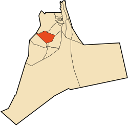 موقعیت ناحیه نقوسه در نقشه