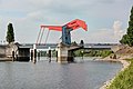 Diffenébrücke, Klappbrücke im Hafen Mannheim