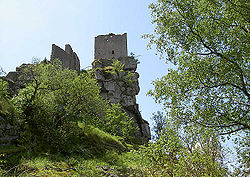 Zřícenina hradu Flossenbürg