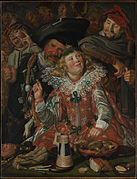 Frans Hals, "Lõbutsejad" (1616–17)