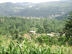 A panoramic view of Gölköy