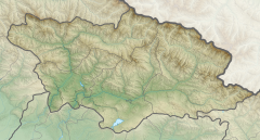 Mapa lokalizacyjna Racza-Leczchumi i Dolnej Swanetii