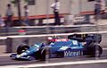 Piercarlo Ghinzani racing in the 1984 Dallas GP