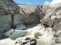 Outflow of Schlatenkees Glacier in Austria (on Commons)