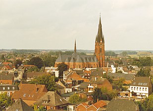 Centrum Rhede met Gudulakirche