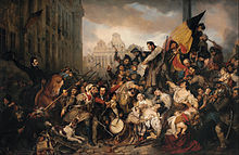ベルギー独立革命の情景