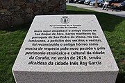 Placa onda o hórreo.