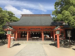 Haiden of Sumiyoshi Shrine 4.jpg