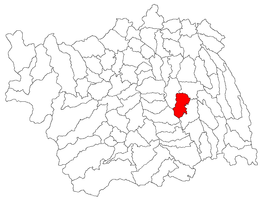 Horgești – Mappa