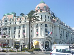 Vue de la promenade des Anglais.