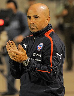 Sampaoli Chilen valmentajana syyskuussa 2013