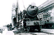 77509 being unloaded at Hong Kong (1947)