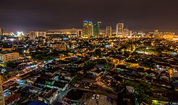 甘榜峇魯的夜景