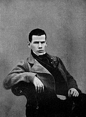 The young Leo Tolstoy, one of the many writers directly influenced by Scottish Romanticism Lev Nikolayevich Tolstoy 1848.jpg