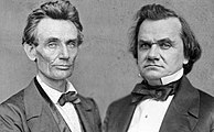 Abraham Lincoln and Stephen A. Douglas