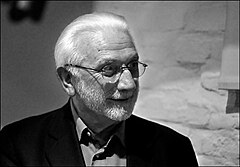 Lucien Clergue au Kunsthaus de Vienne, en octobre 2007