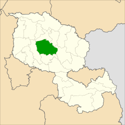 Peta lokasi Kecamatan Cipaku