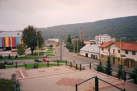 Medzilaborce main street.jpg