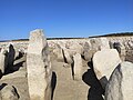 Sculpted menhir believed to represent the line of the River Tagus