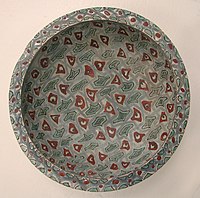 Bowl with abstract pattern, 6 1/4 in. (15.9 cm) across