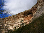 The cliff dwellings at Montezuma Castle National Monument