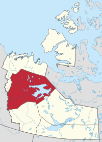 Location within the Northwest Territories