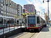 N Judah trains at 4th and King station, 2018