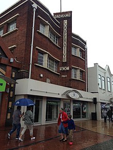 Photo of the former East of England department store in Nuneaton, originally built by the Nuneaton Co-operative Society.