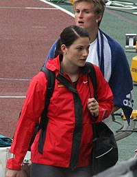 Stahl yleisurheilun MM-kilpailuissa vuonna 2007.