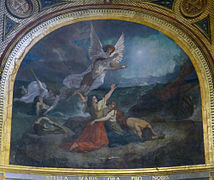 La Virgen de los pescadores de estrellas (panel izquierdo)