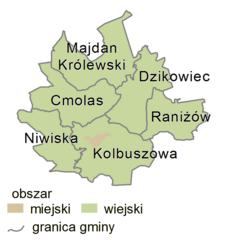 Plan powiatu kolbuszowskiego