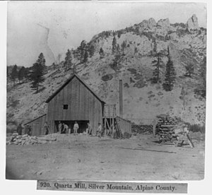 Quartz Mill, Silver Mountain, Alpine County