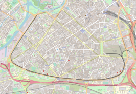 Spoorlijn Lille-Saint-Sauveur - Lille-Port-Vauban op de kaart