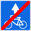 5.14.4 End of cycle lane