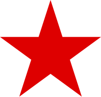 L'étoile rouge, symbole du communisme, est un emblème du costume de Red Star.