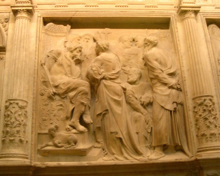 "El Juicio de Santa Eulalia", Trascoro de la catedral de Barcelona, de Bartolomé Ordóñez