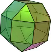 Elongated square orthobicupola (rhombicuboctahedron)