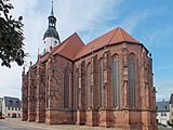 Der gotische Teil der Kunigundenkirche von Südosten