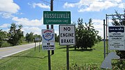 Russellville corporation limit sign