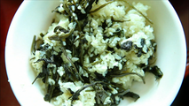 Siraegi-bap (dried radish greens rice)