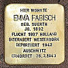 Stolperstein An der Ringmauer 134 Fabisch Emma