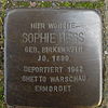 Stolperstein für Sophie Hess geb. Birkenruth