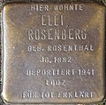 Stolperstein für Elli Rosenberg (Im Dau 12)