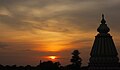 Sunset view from Datta Temple, Jalkoti, Madhya Pradesh.